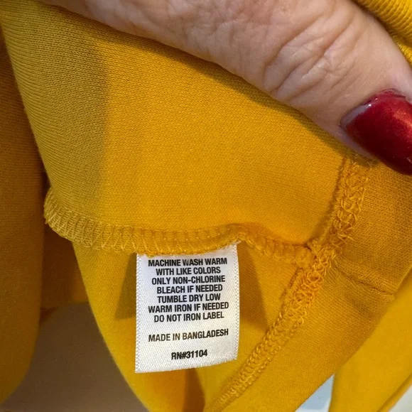 NWT   MUSTARD ZEBRA 3/4 SLEEVE CASUAL TOP   PLUS      #CL - Picture 6 of 8